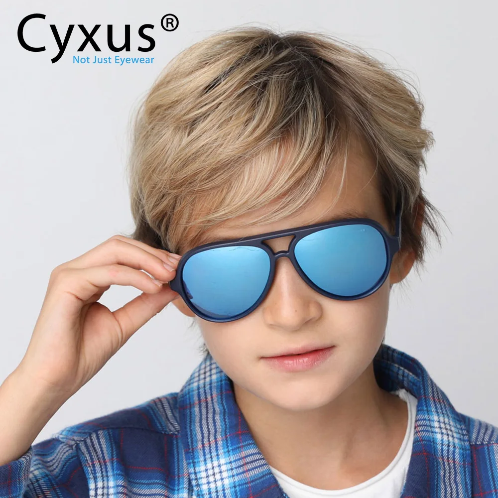 

Cyxus Polarized Sunglasses for Kids Eyeglasses Strap Polarized for Boys Girls Youth -1602E05