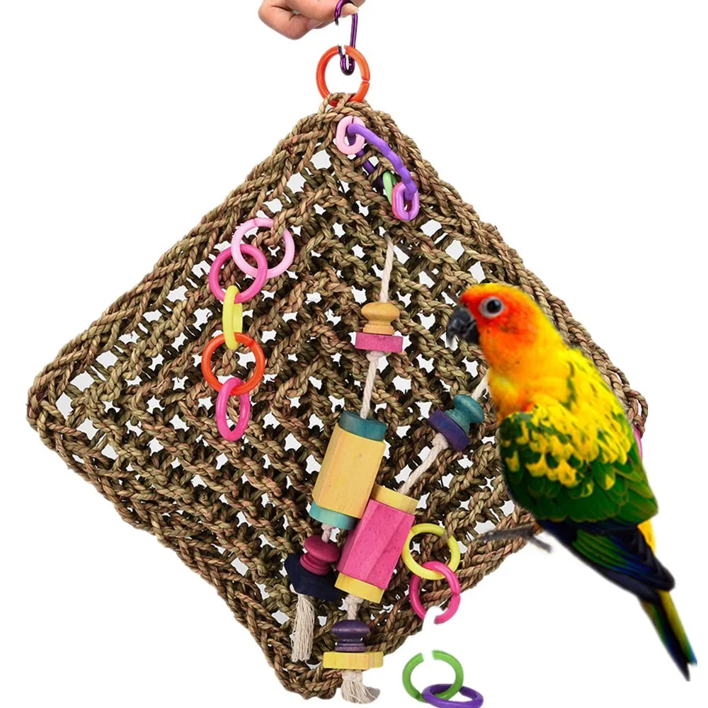 2018 TOP FUNNY Activity Wall Bird Toy Parrot Cage Toys 0426in Toys