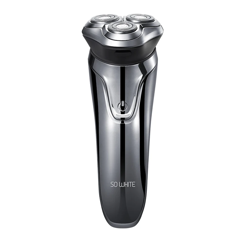  XIAOMI SO WHITE Men Washable USB Rechargeable Electric Shaver Wireless Smart Control Razor IPX7 Wat