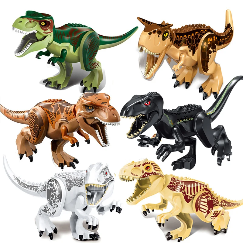 Legoings DUPLOD Technic Jurassic World 2 Dinosaurs Figures