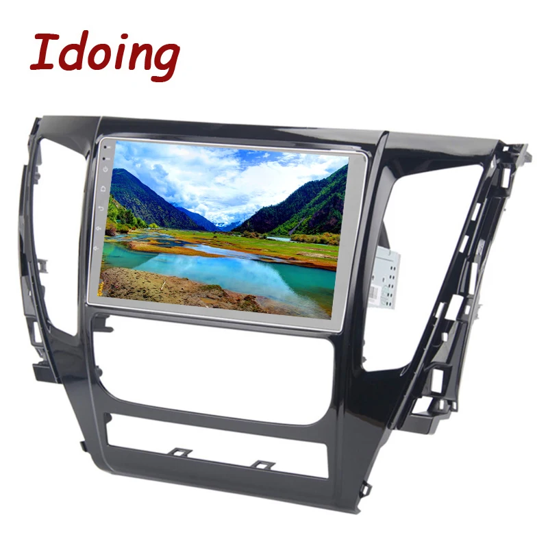 Discount Idoing 9"4G+64G 2.5D Octa Core Car Android 8.1 Radio Player For MITSUBISHI PAJERO Sport 2016-2018 GPS Navigation no 2 din dvd 4