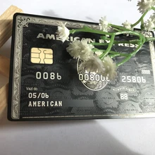 American Express Black Centurion Bank Card customise yourself GREAT GIFT Free shipping