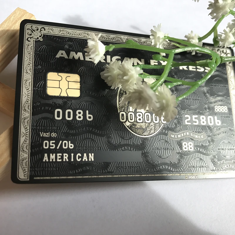 Personalized Building Cutout Quality Stainless Steel Business Metal Card