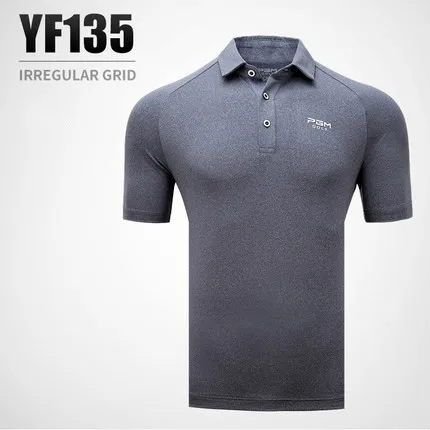 PGM подлинный костюм для гольфа мужская футболка с Короткими Рукавами Летняя дышащая сухая Спортивная одежда размер m-xxl