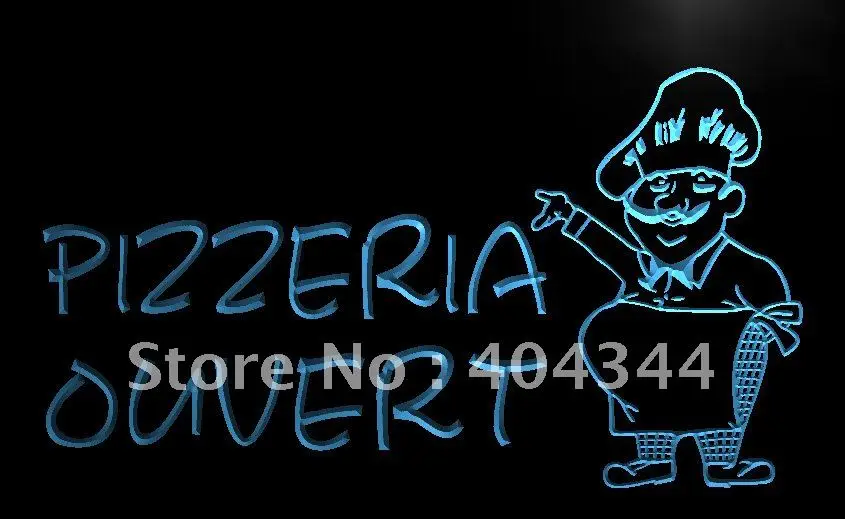 

LK188- Pizzeria Ouvert OPEN Pizza LED Neon Light Sign