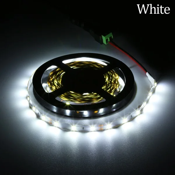 Светодиодная лента 2835SMD DC 5 V Гибкая светодиодный светящаяся лента 5 M 60 светодиодный s/m Водонепроницаемая светодиодная лента 12 V источник питания 2A - Испускаемый цвет: White