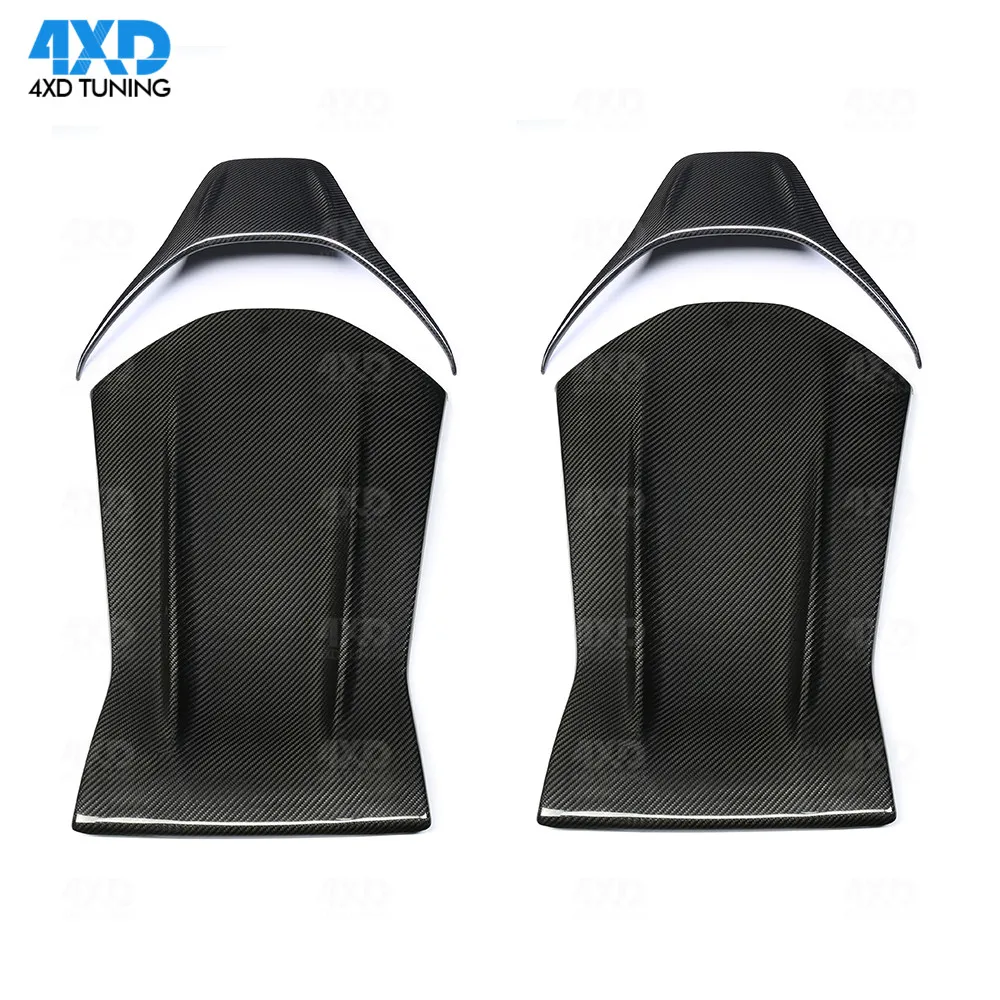 AMG Carbon seat back cover For Mercedes A45 CLA45 GLA45 C63 AMG chair back cover car accessories interior trim styling