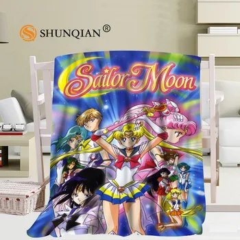 

Custom Blanket Moon Beauty Girls Soft Blanket DIY Your Picture Decoration Bedroom Size 58x80Inch,50X60Inch,40X50Inch