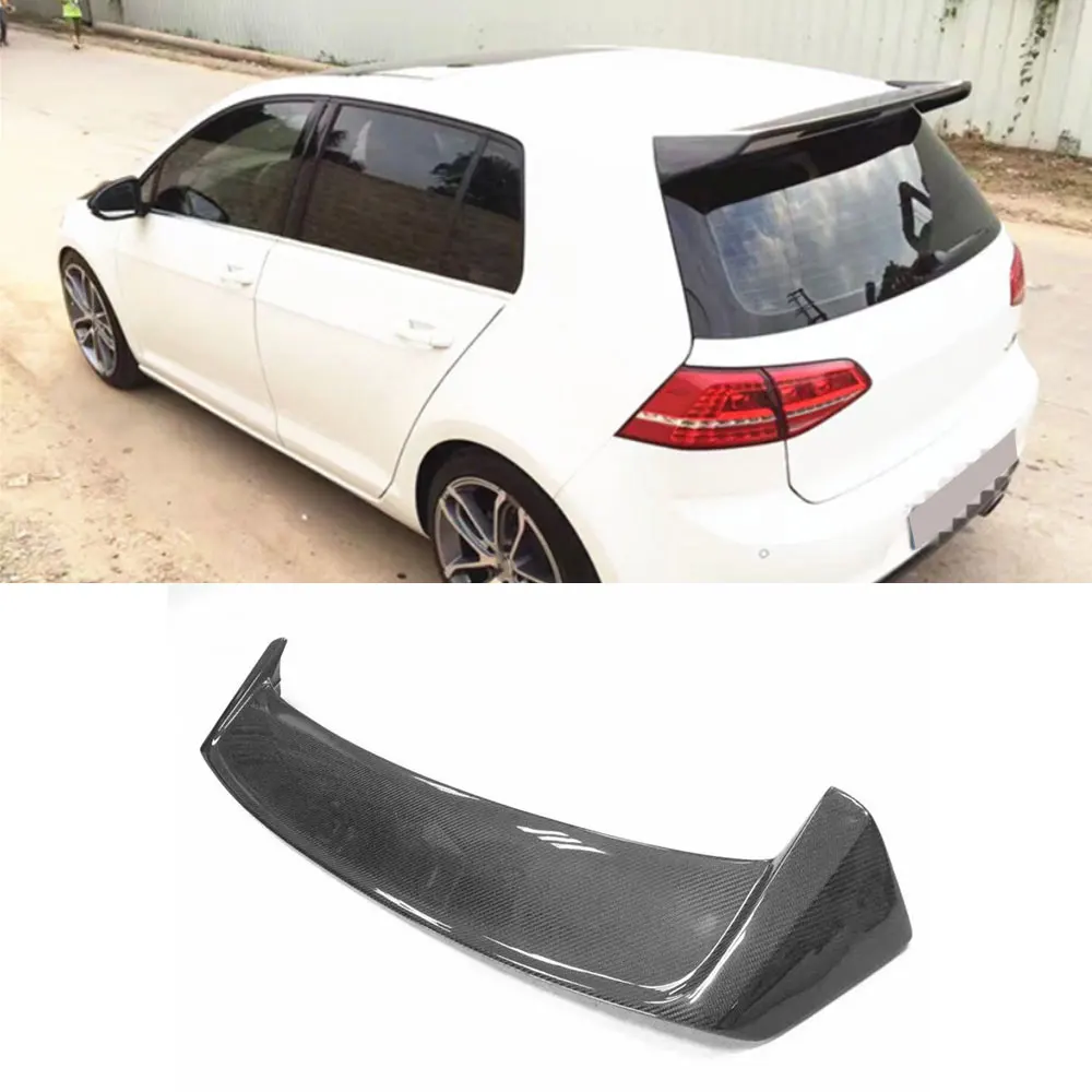 Для Golf MK7 задний спойлер из углеродного волокна крыло крыши для VW 7 VII MK7.5