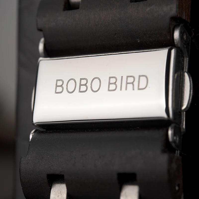 relogio masculino BOBO BIRD Wood Watch Men Luxury Chronograph Date Quartz Watches Versatile Wooden Timepieces Men's Gifts
