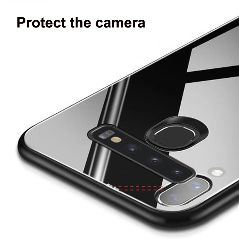 Для samsung galaxy S10 чехол G9730 G9730F закаленное Стекло Силиконовый ТПУ Рамка Стекло Твердый переплет для samsung S10 SM-G9730 телефонные чехлы