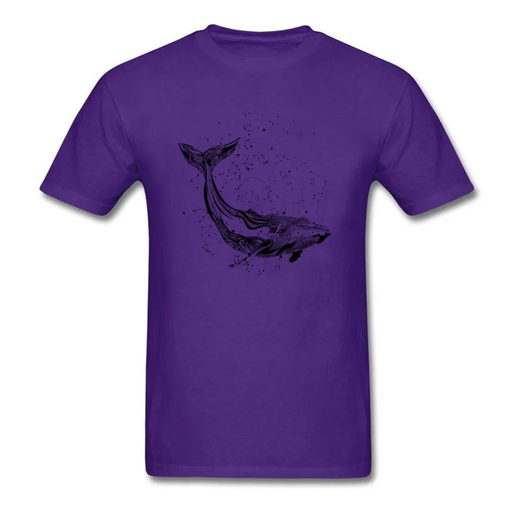 Casual Wild Spirit Round Collar T-shirts Summer/Autumn Tops Shirt Short Sleeve for Men Hot Sale Pure Cotton Europe Tshirts Wild Spirit purple