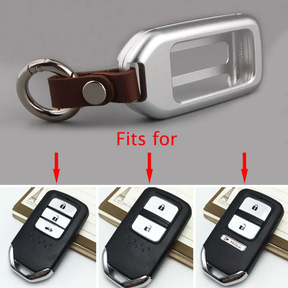Alloy Smart Remote Key Holder Fit For 2015 2017 Honda CRV Civic Case