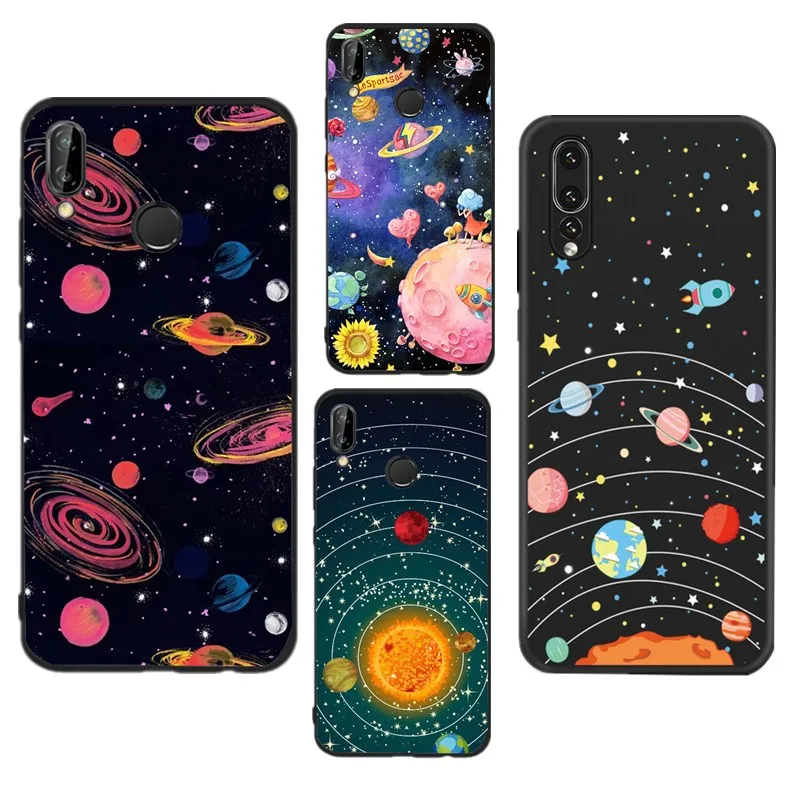 

Universe Case For Funda Huawei P20 Lite Case Silicon For Huawei P8 P9 P10 Lite mini 2017 Mate10 Lite P Smart Cover Capas