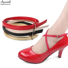 Nyacinth/Женская обувь на высоком каблуке; стильная обувь на шнурках из искусственной кожи; предотвращающие падение шнурков