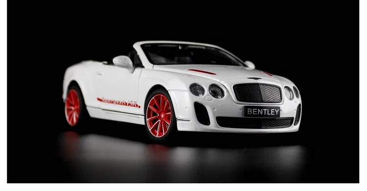 Новинка, 1:24, bentley, Континентальный суперспортивный трансформер, isr, металлический автомобиль, литой под давлением, драгоценная Коллекционная модель автомобиля, игрушки со звуком и светильник