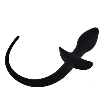 Anal Sex Toys Silicone Dog Slave Tail Anal Plug G-spot Prostate Massage Butt Plug for Men Woman Gay Erotic Toys Sex Products 3