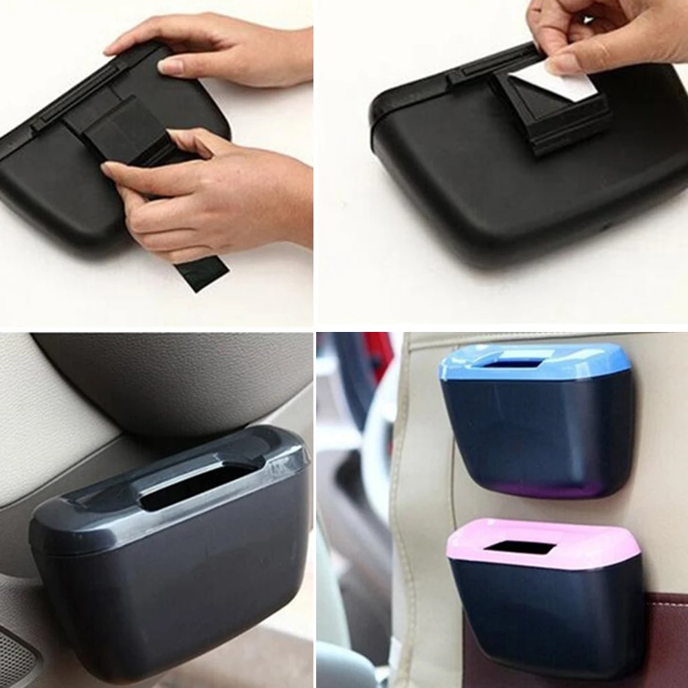 Universal Travel Auto Car Trash Can Bin Bag Rubbish Garbage Holder Tool Mini Nets Stowing Car Accessories Auto Accessorie
