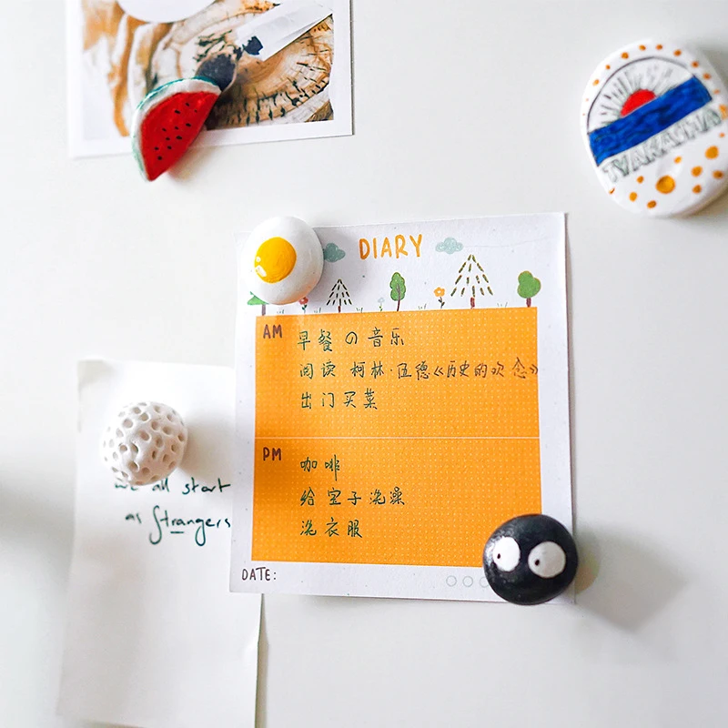 Kawaii Липкие заметки ежедневный планировщик записная книжка домашний офисный Декор блокнот школьные принадлежности японские канцелярские принадлежности