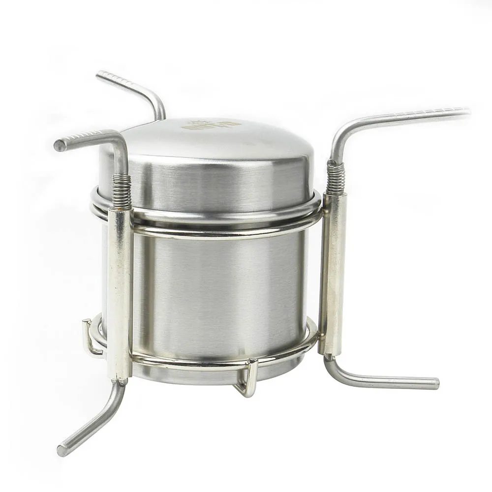 Portable Alcohol Stove Outdoor Stoves Stainless Steel Ultra light