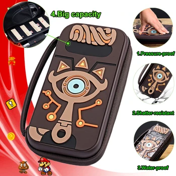 

Hard Nintend Switch Accessories Big Bag Stronger Storage Protective Case Carry Travel Box Nintendoswitch Console Nintendos Games