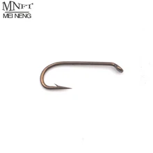 MNFT Размер 16500 шт./лот для ловли нахлыстом колючие крючки для завязывания мушек креветки Кадис Нимфа сухой бронзовый цвет крючок