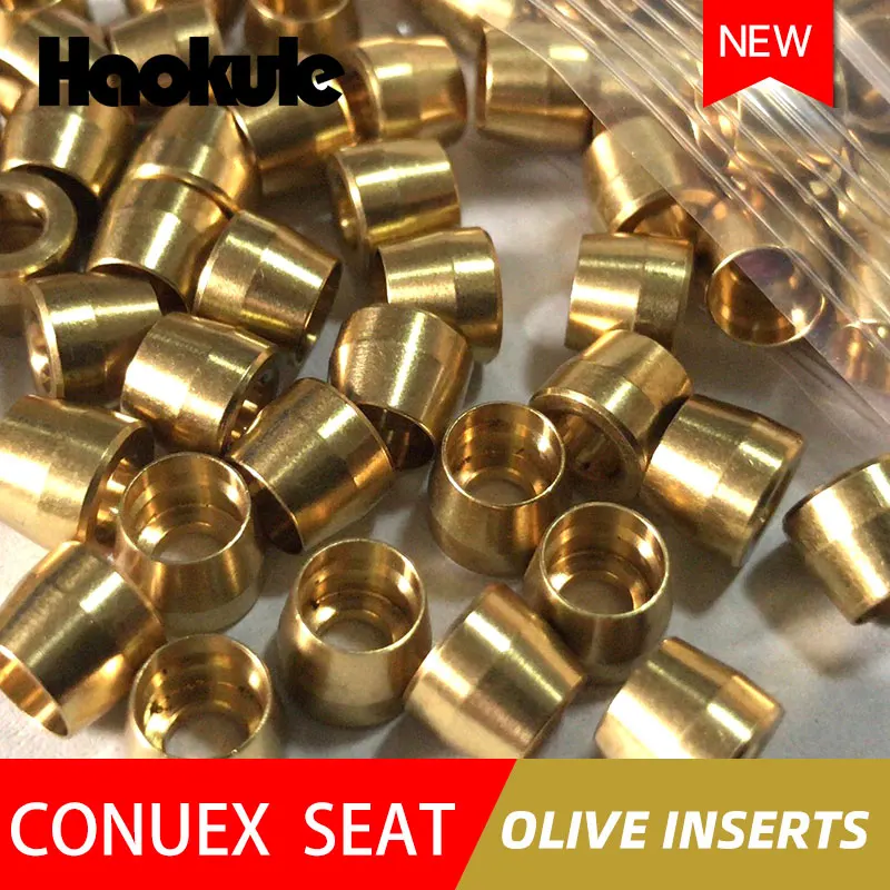 Haokule CONUEX SEAT OLIVE INSERTS AN3/3AN AN4/4AN конец шланга M10* 1,0 тефлоновый шланг из ПТФЭ Конец фитинги тормозной системы