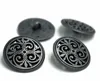 20pcs 17mm&20mm&23mm Silver Tone Hollow Pattern Shank Sewing Metal Buttons DIY Sew On Jeans Cloth Buttons Round Scrapbook button 1