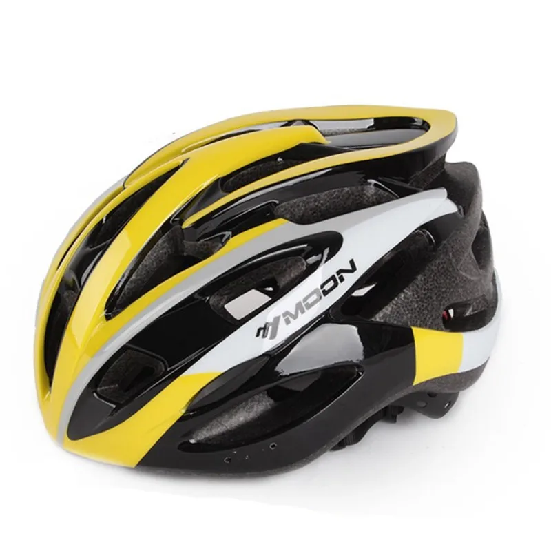 MOON, ультра-светильник для шоссейного велосипеда EPS+ PC, защитный чехол для горного шоссе, велосипедный шлем, дорожный шлем a20 - Цвет: Цвет: желтый
