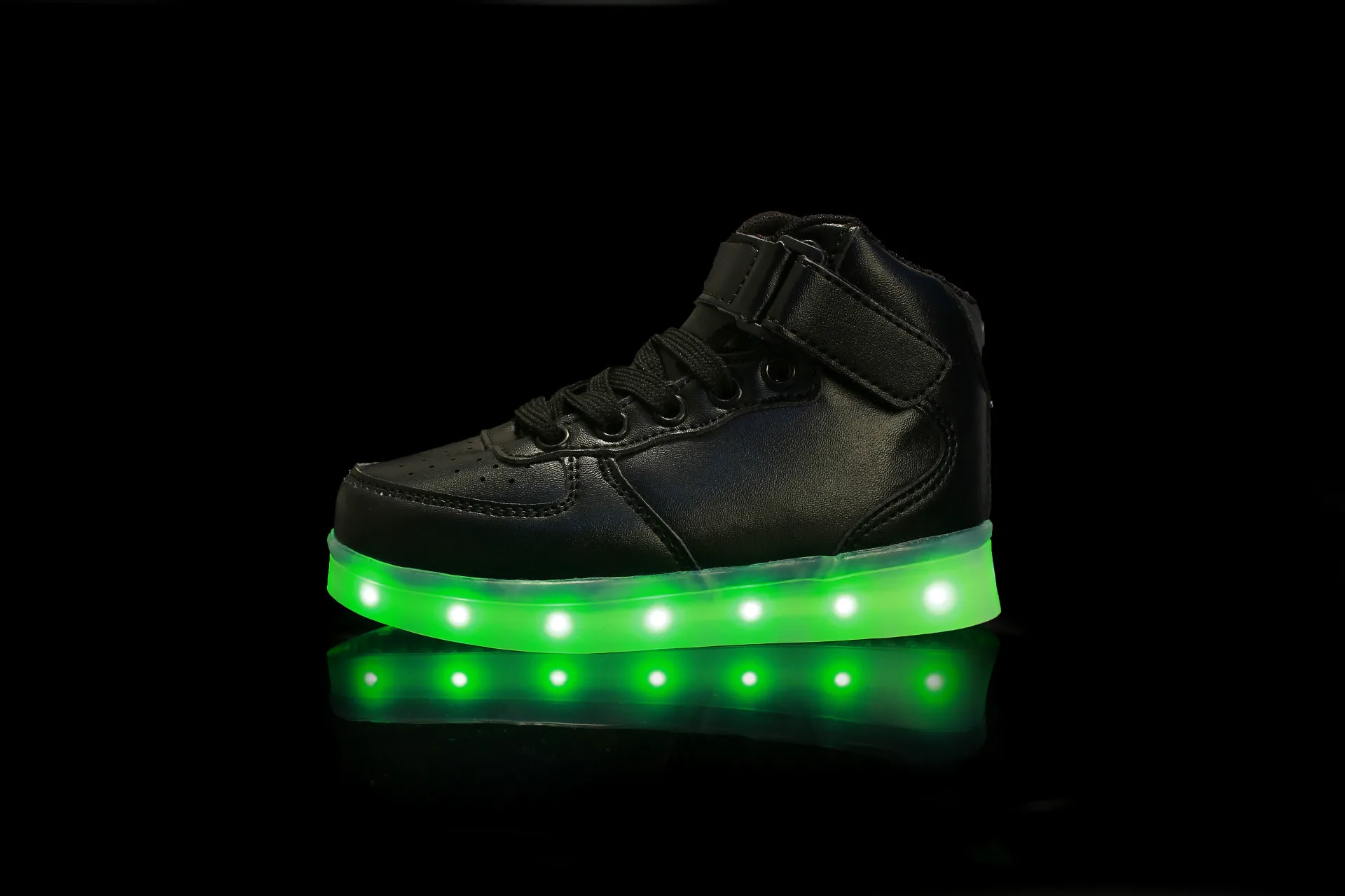 Size 25-42 USB Luminous Sneakers for Children Adult Led Shoes with Light Up Sole Kids Boys Girls Glowing Sneakers LED Slippers