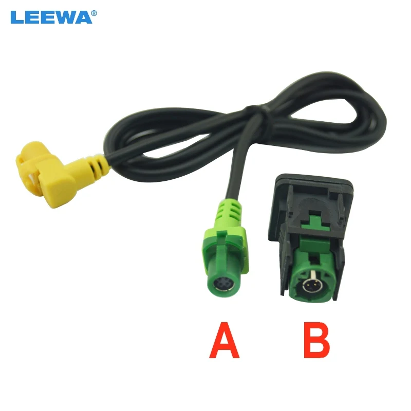 LEEWA для VW Golf 5/6 Scirocco Passat jetta mk6 USB вход USB разъем поверхность+ кабель RCD510 5KD 035 726 A