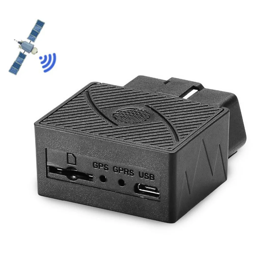 OBD II Realtime GPS Tracker 16PIN OBD Mini Plug Play Car GSM OBD2