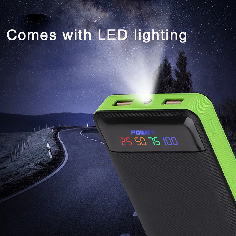 

High Quality Charging Power Supply Housing 1A Dual USB 4x18650 Battery DIY Charger Cover ND998