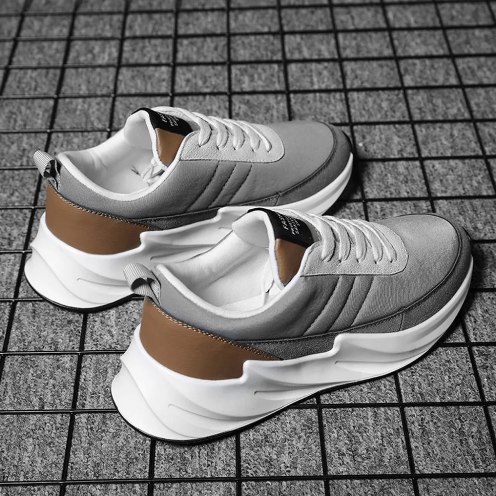 2019 Men's outdoor retro round head running shoes wild casual shoes mesh breathable non-slip sneakers homens for male 40J14 (20)