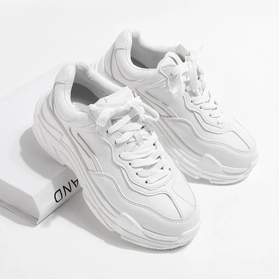 

Shoes woman luxury brand women's Korean version of the wild thick foundation small white shoes platform shoes women's shoes