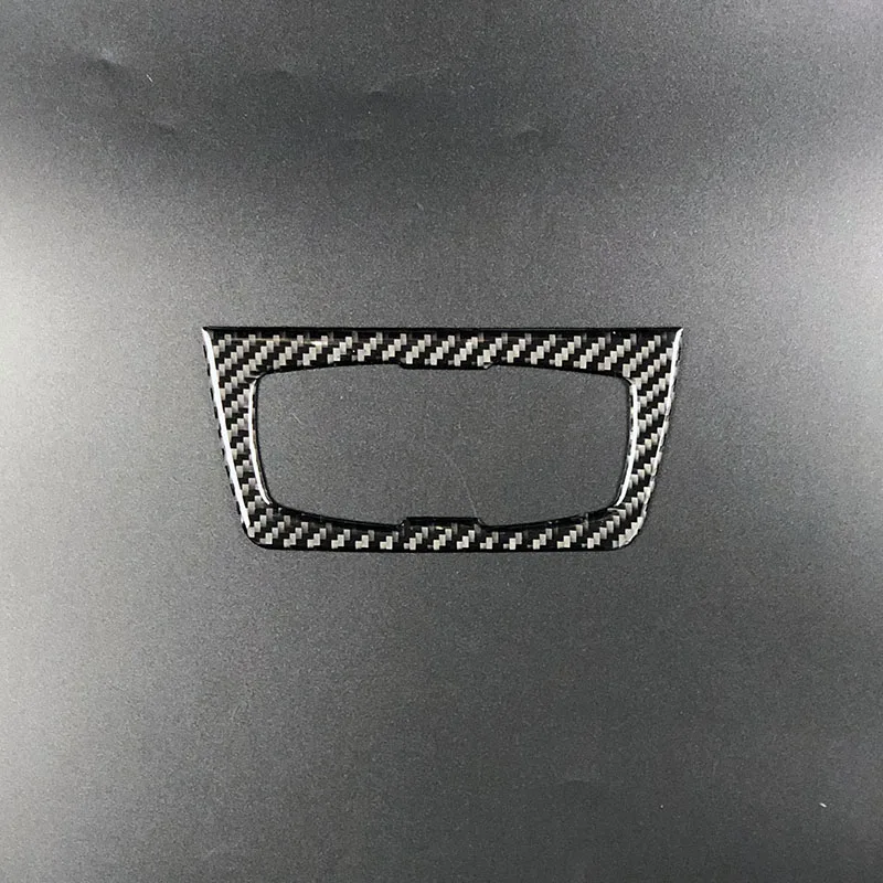Carbon Fiber Headlight Switch Buttons Decorative Frame Cover Trim Dashboard Interior Molding Sticker for BMW F30 F34 Car Styling36 (5)