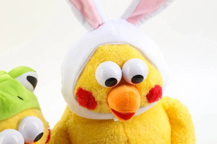 1 шт. Японии DoCoMo попугай брат Кролик Лягушка носить шляпу, плюшевые игрушки подарок на день рождения Большие размеры 33-37 см WJ01