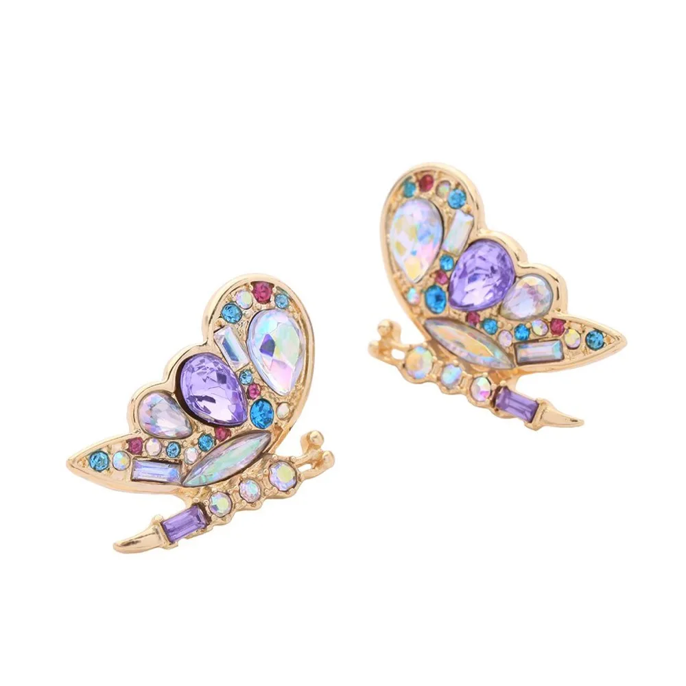 butterfly stud earrings