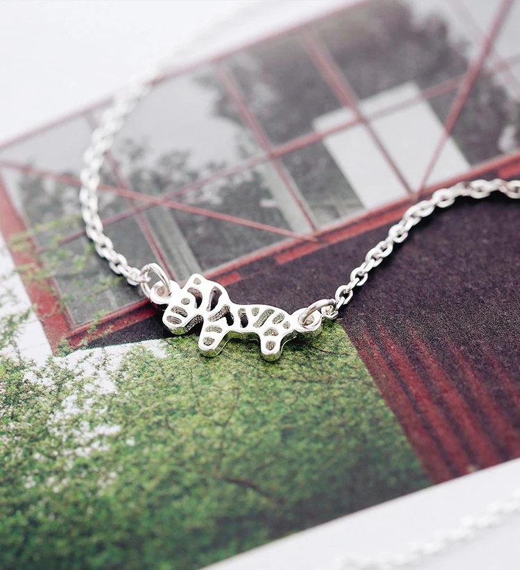 

Sterling silver cute little zebra anklet temperament cute sweet fashion simple wild silver jewelry charge