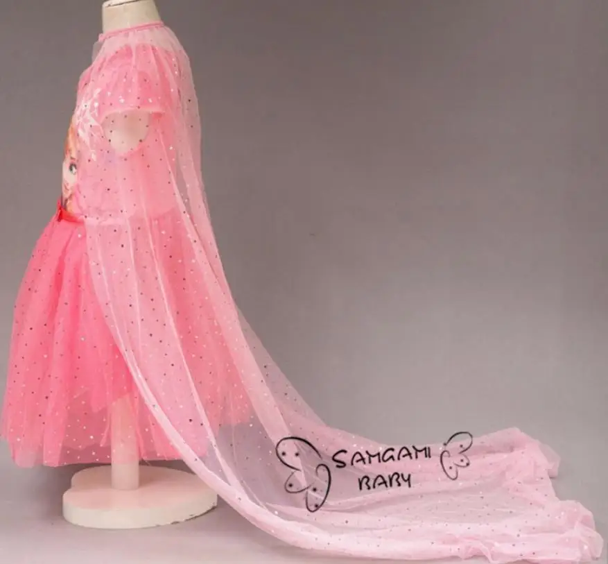 Таможенная модная детская одежда для девочек платье Анны и Эльзы платья с Эльзой для маленьких девочек, для маленьких принцесс, Infantis, для детей возрастом от 2 до 10 лет