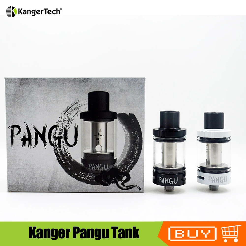 

Original Kanger Pangu Tank 3.5ml Top filling Airflow Vape Tank Atomizer PANGU coil Electronic Cigarette vapor Atomizer