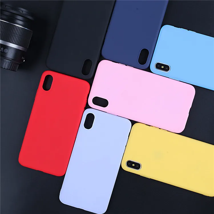Роскошный мягкий матовый цветной чехол для iPhone X XR XS max чехлы iphone 11 12 Pro Max 6 7 8 Plus mini