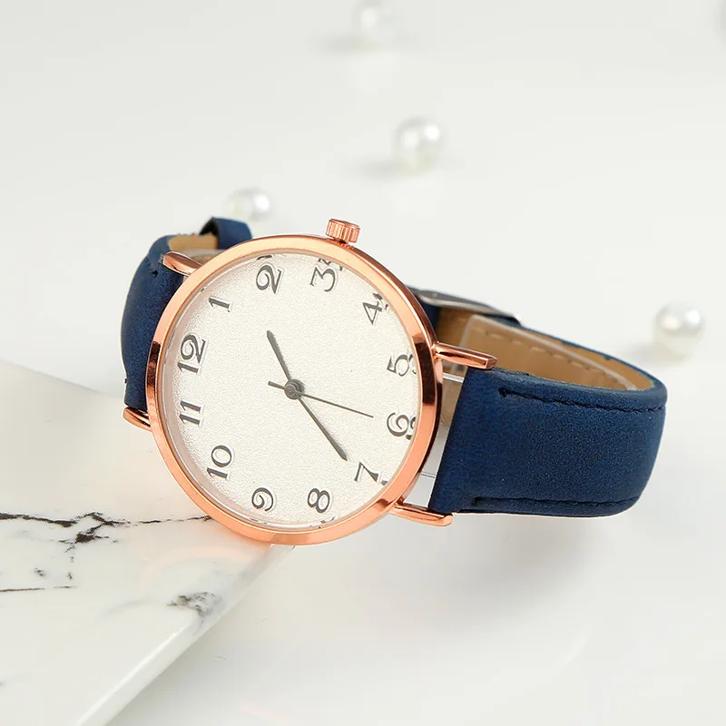 

Analog Quartz Women Watch Watches Denim Simple Leather Strap Men's Casual WristWatch Relogio Feminino Minimalist Watch