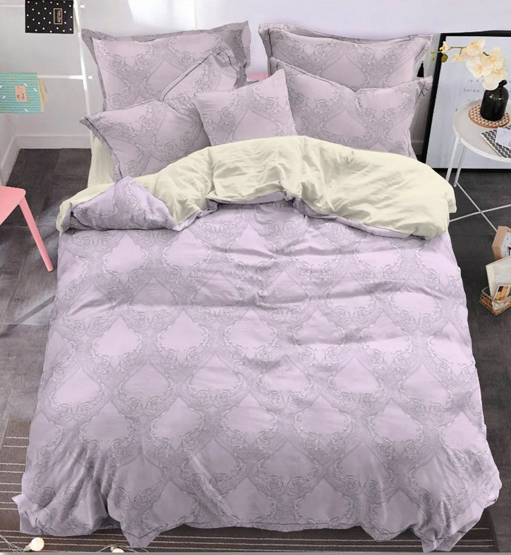 

Luxury Bedding Sets Jacquard Duvet Cover Set 3/4pcs Bedclothes Bed Linen bed sheet