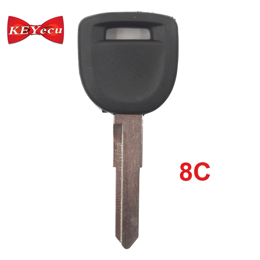 

KEYECU New Transponder Key for Mazda With ID8C Chip Uncut Blade