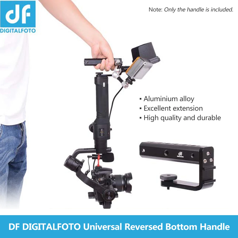 DF DIGITALFOTO VISIONBH дно ручной карданный подвес Расширенный кронштейн+ Горячий башмак крепление для контроль Кардана Mic светодиодный для DJI Ronin S Zhiyun