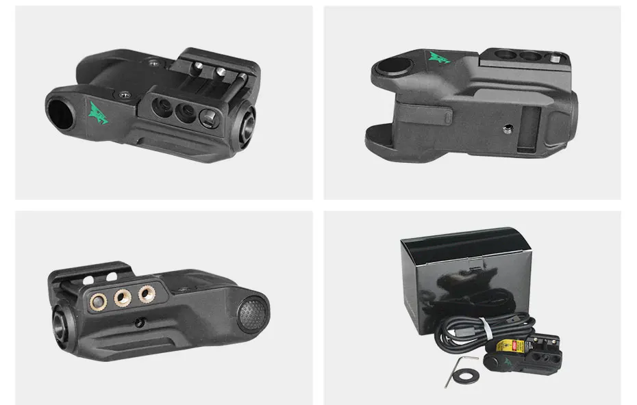 Digital de Ligar Glock Verde Mira Laser Inteligente - Desligar Interruptor Pulsando Modo Tático L9-gt 5 L9-GT glock verde mira laser inteligente digital