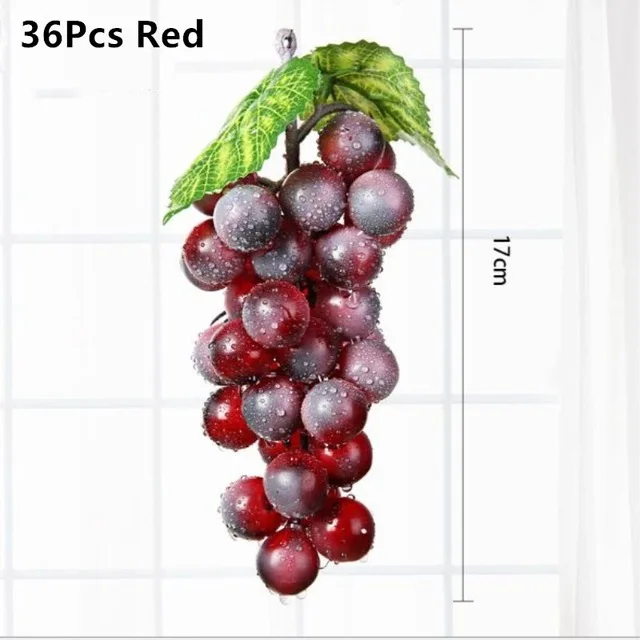 36pcs red Искусственное яблоко, искусственные фрукты, украшение для дома, оранжевый орнамент, ремесло, еда, реквизит для фотосъемки дома - Цвет: 36pcs red