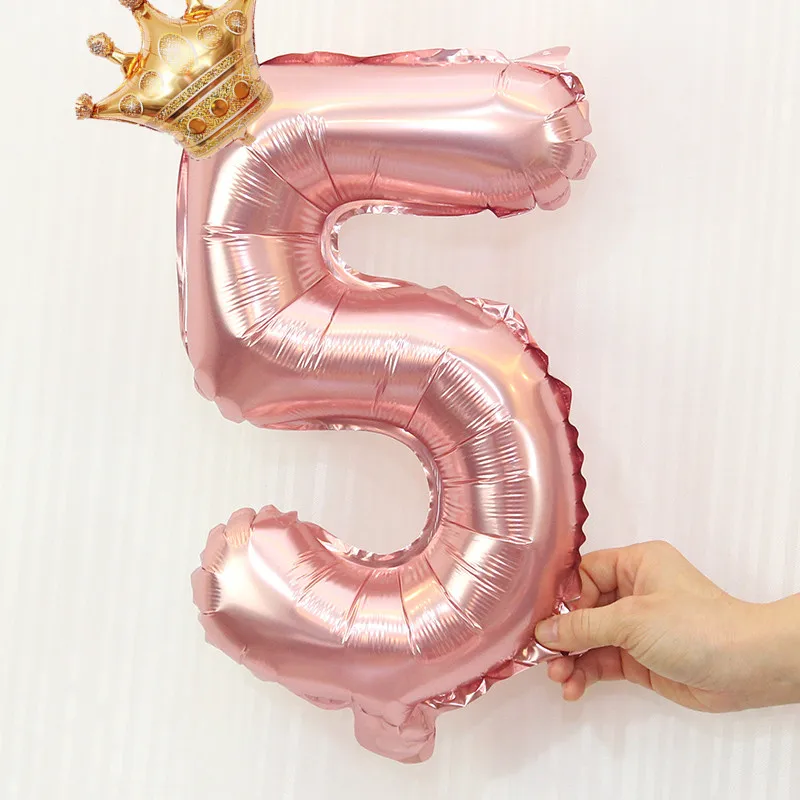 2PCS/lot 40inch Number Foil Balloons Digit Air Ballon Kids Birthday Party Wild One Decorations Figure 30 Ans Decoracao coroa шарики воздушные 100 шт воздушные шары день рождения украшения для взрослых цифра 1 2 3 день - Цвет: Флуоресцентный желтый