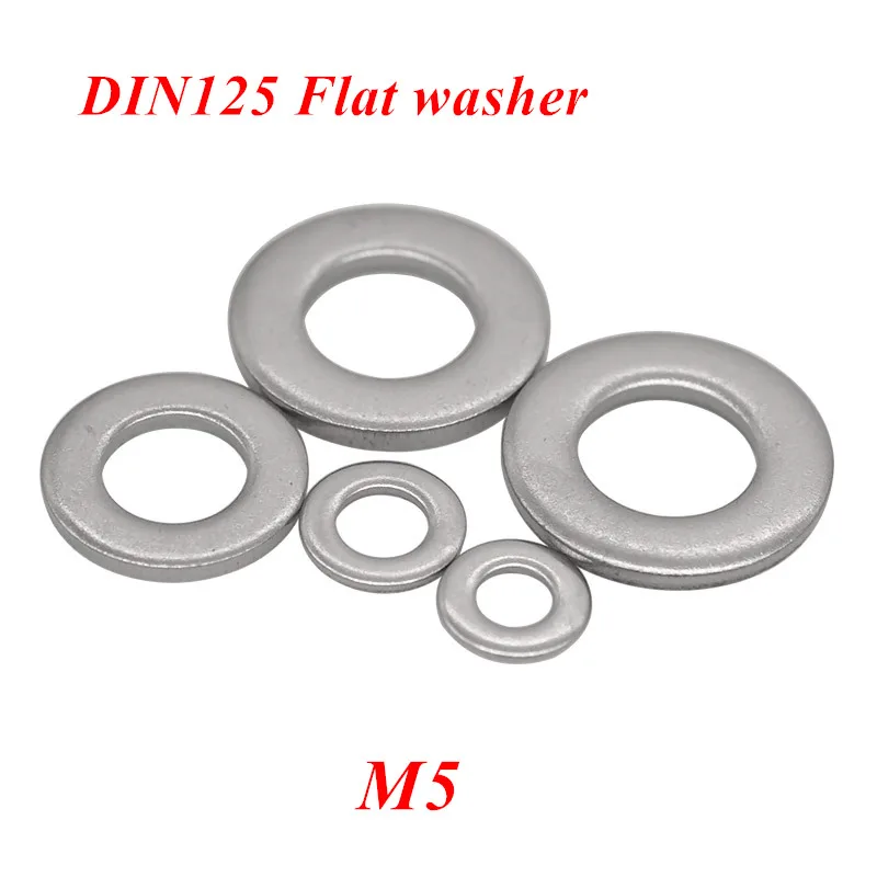 M5 Stainless Steel A2 Flat Washer pack of 25 